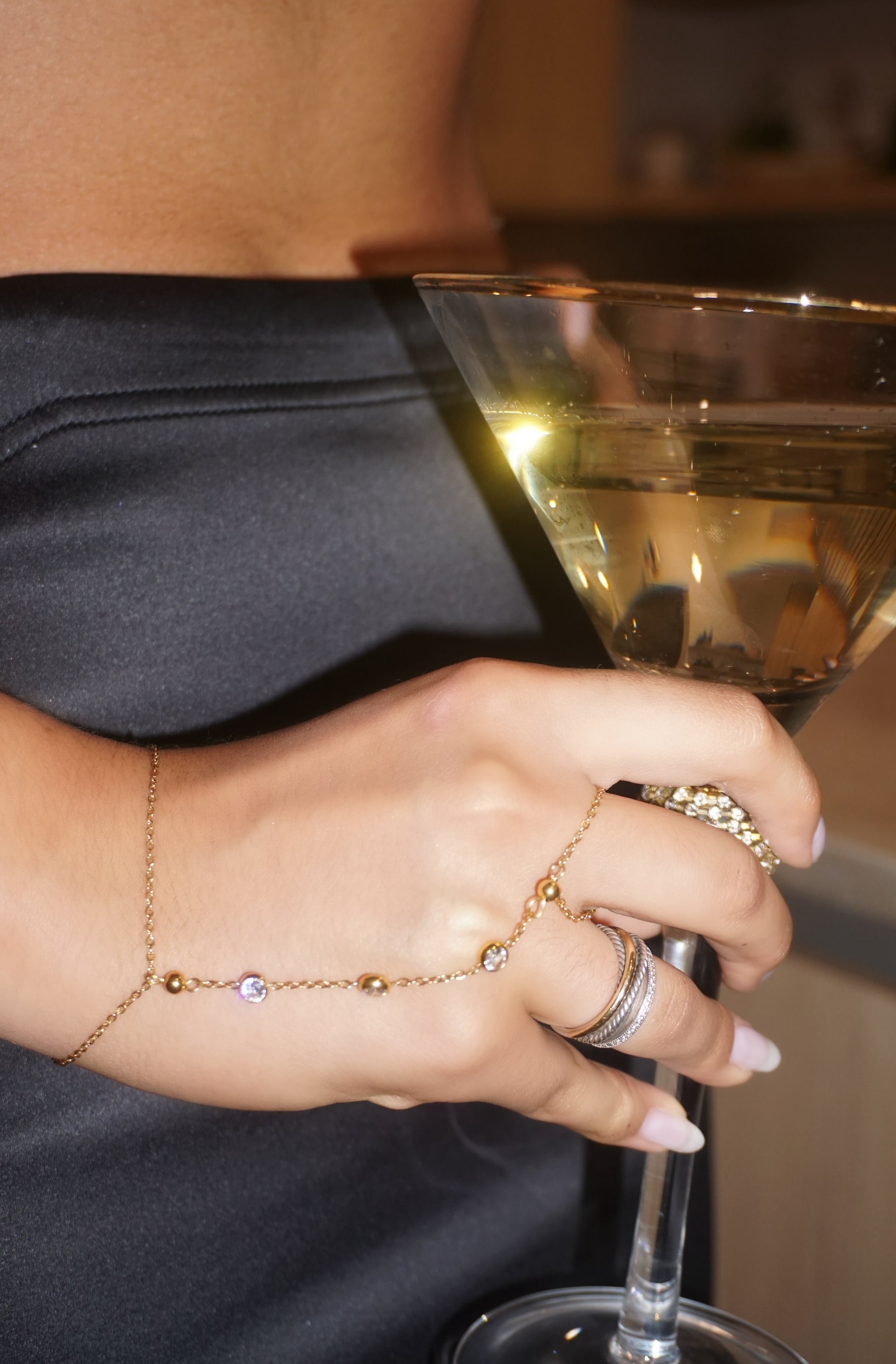 Shimmer Hand chain