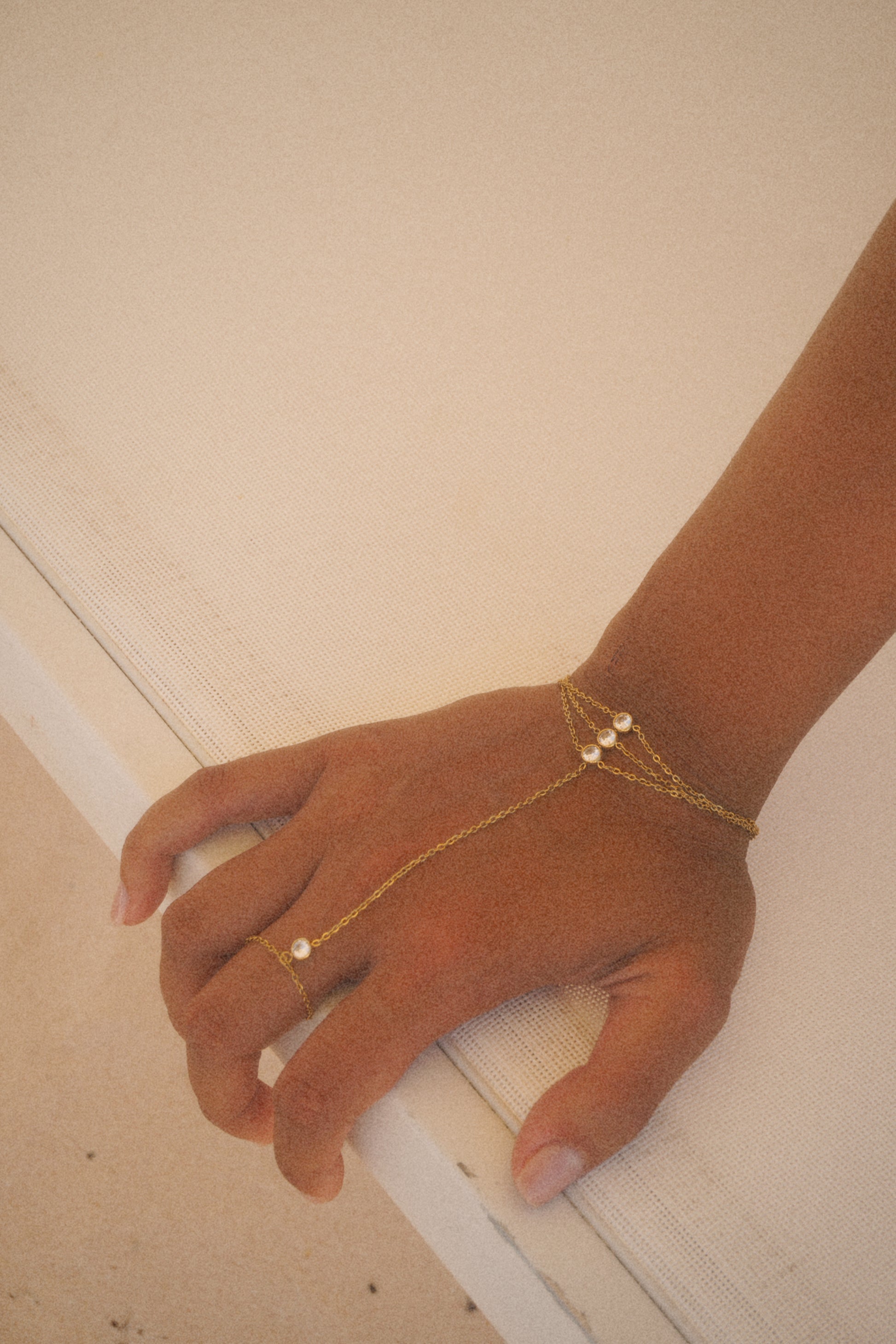 Triple Gem Hand Chain