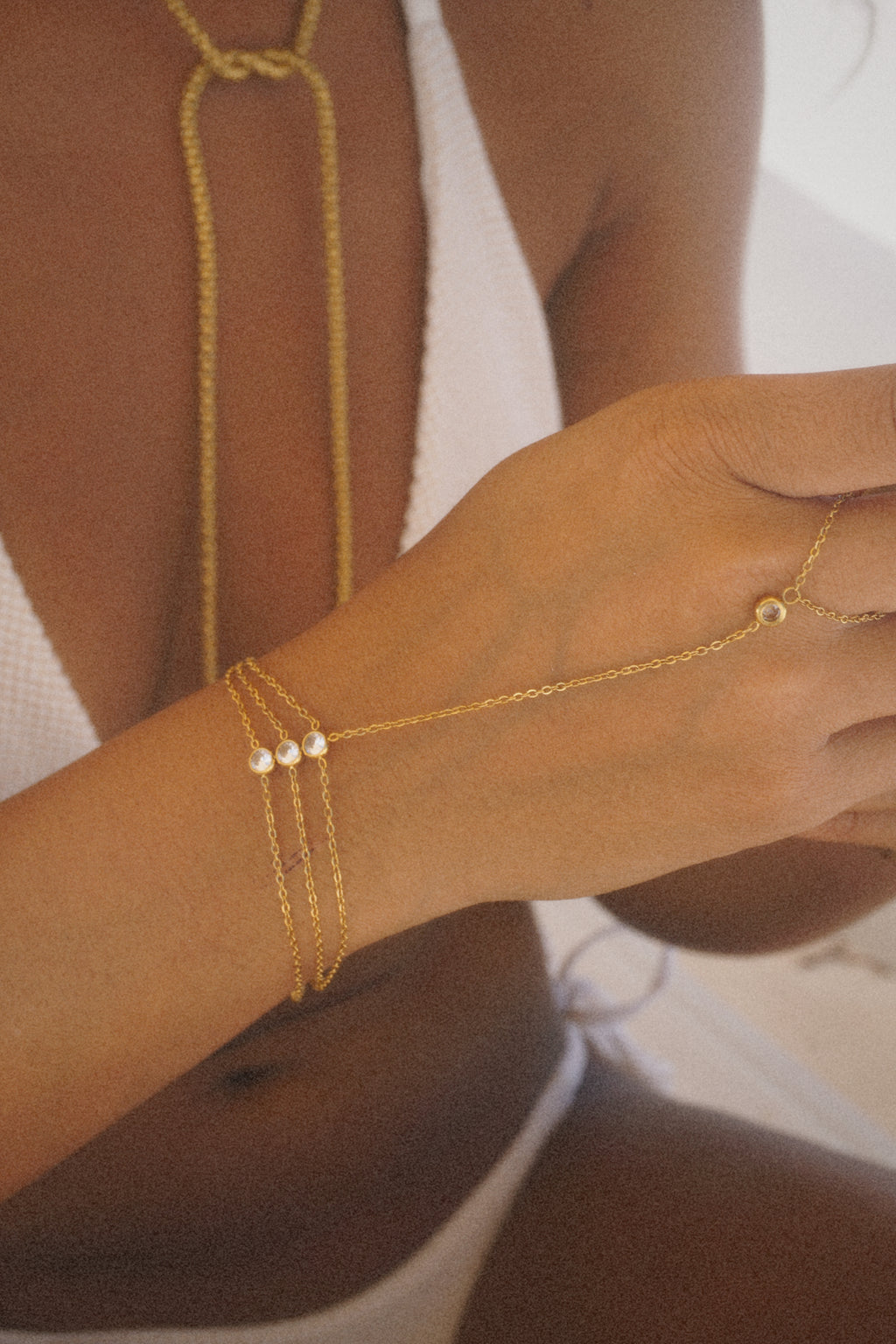 Triple Gem Hand Chain
